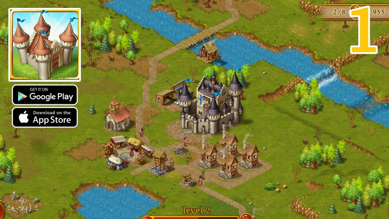 Townsmen mobile 2024 gameplay(Android & iOS)Part 1