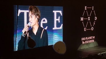 EXO planet #3 in Newark - Intro + Talk fancam