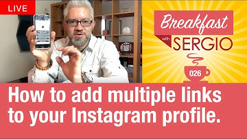 How to add multiple links to your Instagram profile. Breakfast 🍳 with Sergio #26