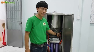 Máy lọc rượu VinaOrganic, lọc độc tố trong rượu liên tục