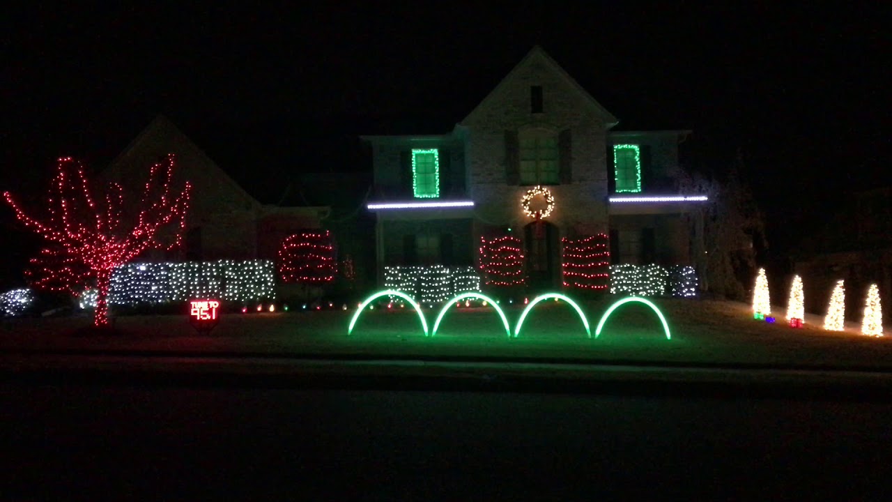 2017 Boyle Family Light Show 2 of 2 YouTube