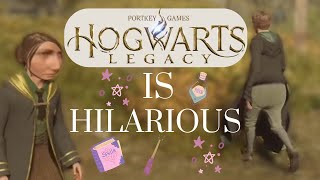 hogwarts legacy is hilarious ⚡️