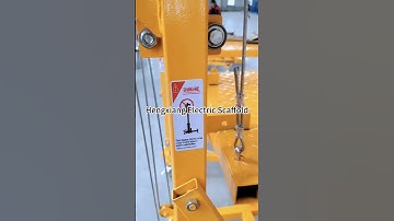 Hengxiang Electric Lifting Scaffold System loading 300kg  #scaffolding  #liftingequipment