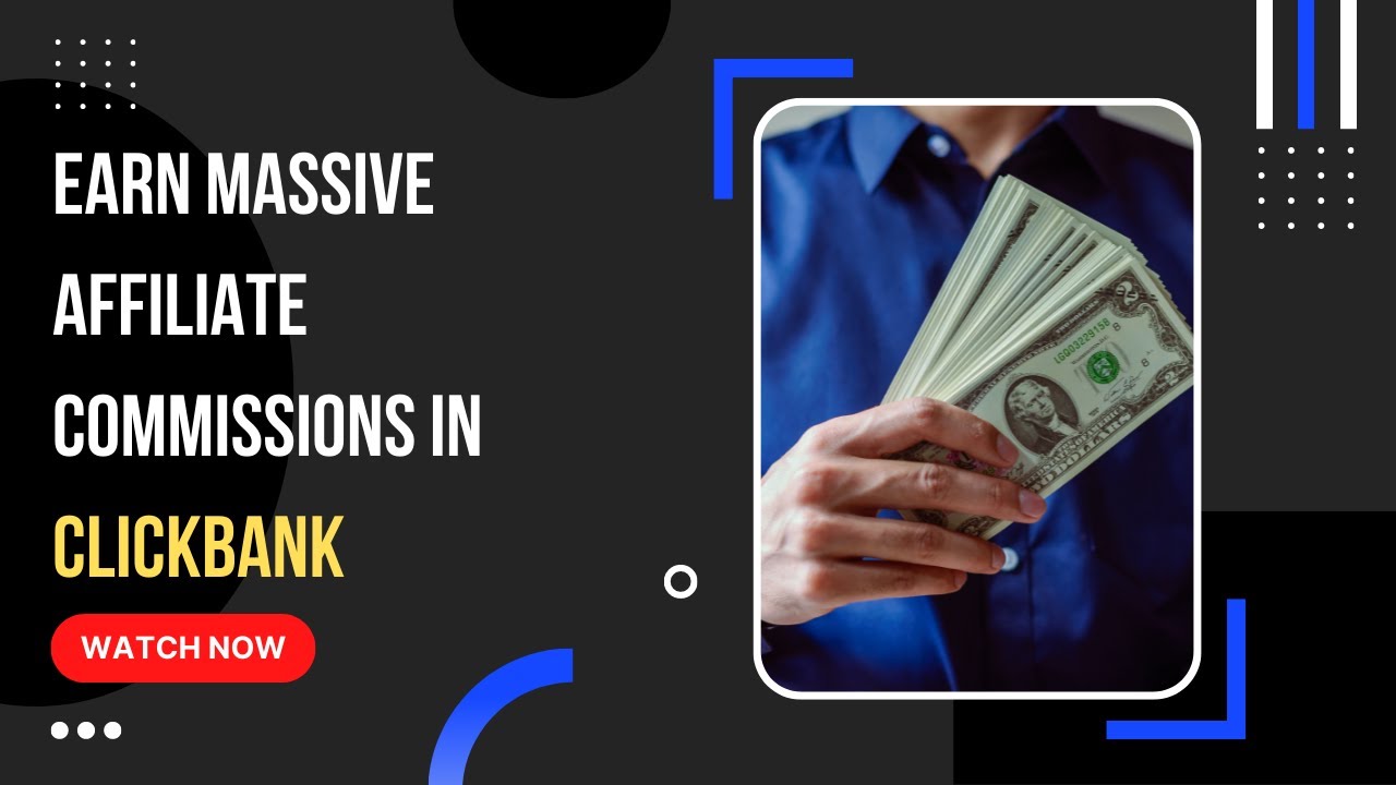 Lazy School Drop-Out Earns Massive Affiliate Commissions in Clickbank✈️