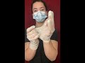 White Latex Glove ASMR