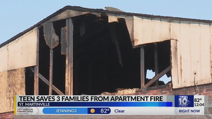 St. Martinville apartment fire displaces three families