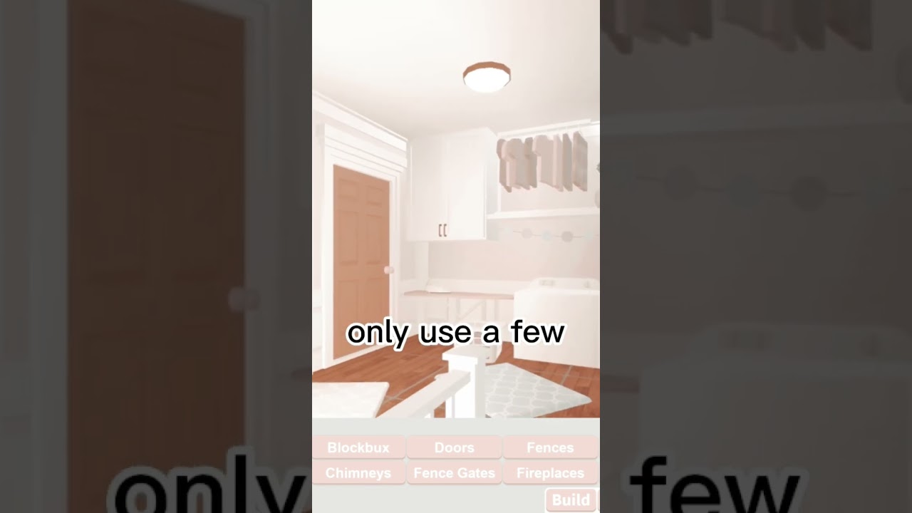 things to AVOID when building in Bloxburg✨ #roblox #bloxburg #shorts