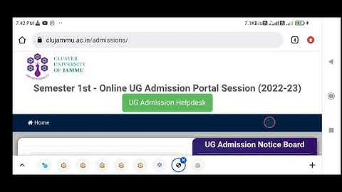 jammu and cluster university important updates for all students