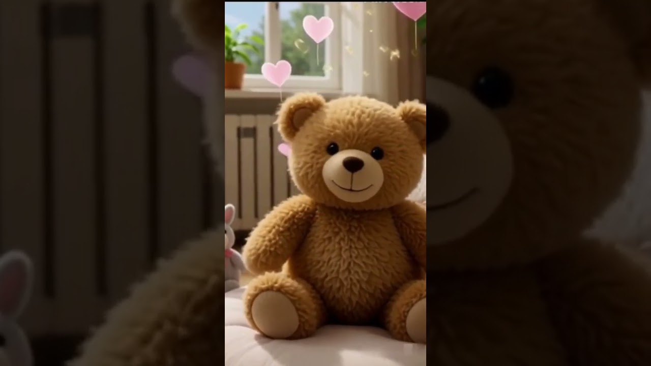 🧸 Funny Teddy Rhyme for Kids | Cute Teddy Bear Song | 3D Cartoon Nursery Rhyme