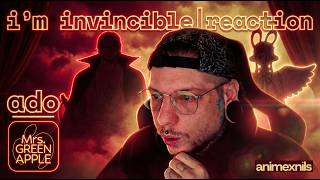 Ado U0026 Mrs Green Apple  Im Invincible   One Piece Film Red  First Time Reaction
