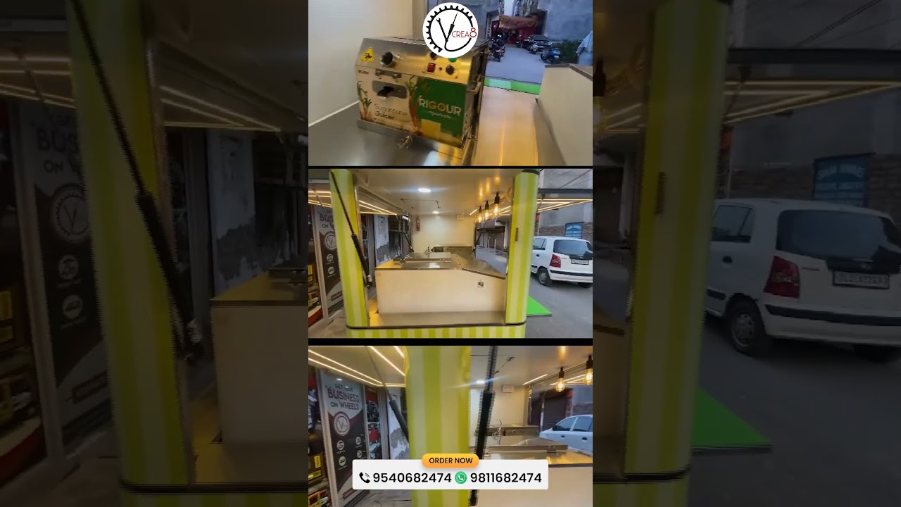 Not Just a Cart, It’s a Sweet Revolution on Wheels!"#SugarcaneJuice #FreshOnWheels#vcrea8