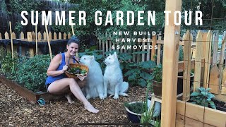 Summer Garden Tour 2020 | Finished Build & Veggie Harvest by Kait 1,995 views 3 years ago 15 minutes