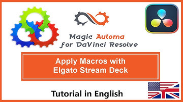 How to Apply a macro with Elgato Stream Deck  in DaVinci Resolve