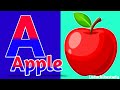 Phonics Song ABCD A for Apple 🍎 B for Ball 🏀 C for Cat 🐈 One Two Three Phonics Alphabet Song a to z
