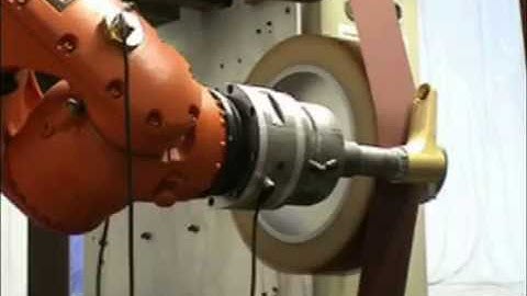 ATI Force/Torque Sensor used in surface finishing application