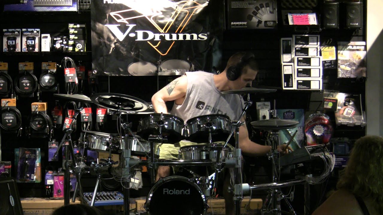 Metal Electronic Drum Solo YouTube