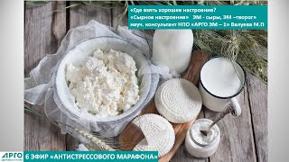 «Сырное настроение» ЭМ - сыры, ЭМ –творог» - науч. консультант НПО «АРГО ЭМ – 1» Валуева М.П.