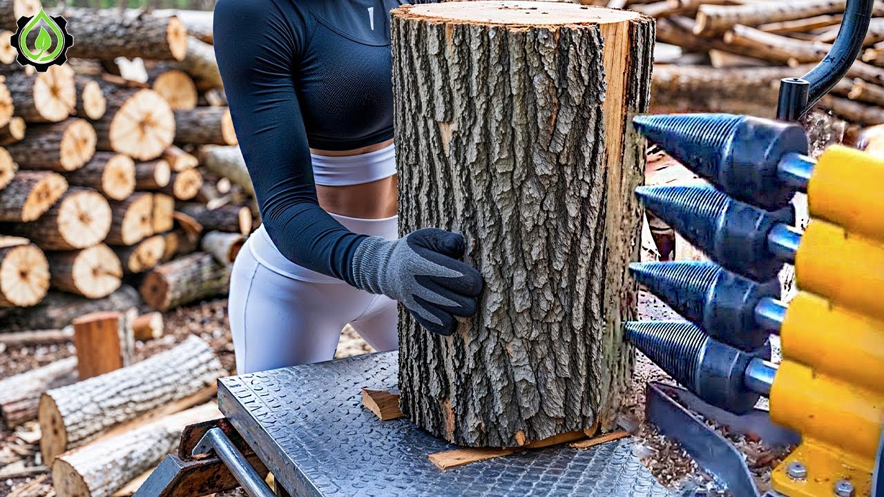 Fastest Biggest Firewood Processing Machine | Dangerous Big Chainsaw Cutting Tree machines #41