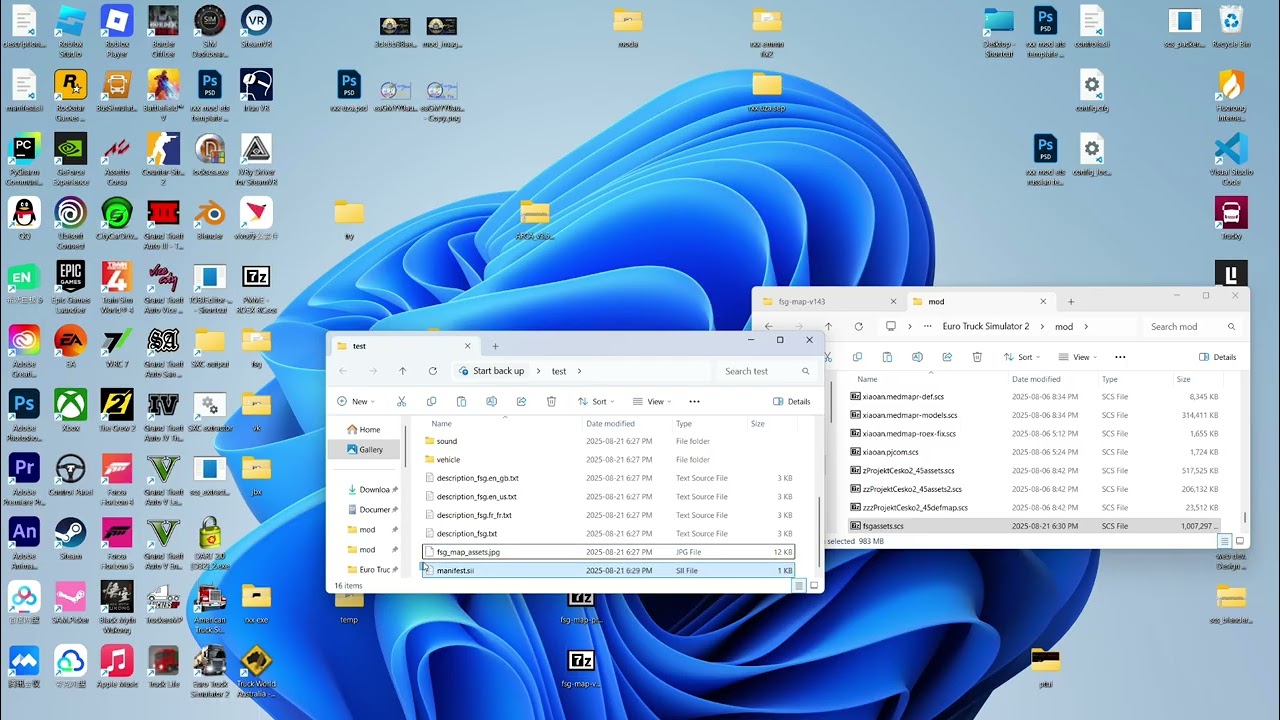 How to make incompatible ets2 mods compatible by editing versions