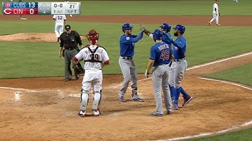 CHC@CIN: Bryant scores four runs in Arrieta