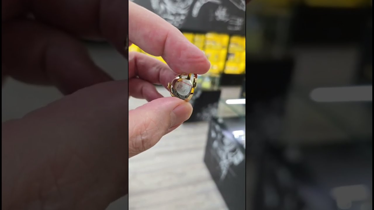 Invicta Angel Women's Ring Watch - 17.5mm, Gold (44482)