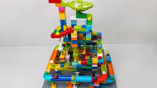 🎢 GIANT LEGO DUPLO Marble Run Tower! Epic Multi-Level Ball Race 🌈