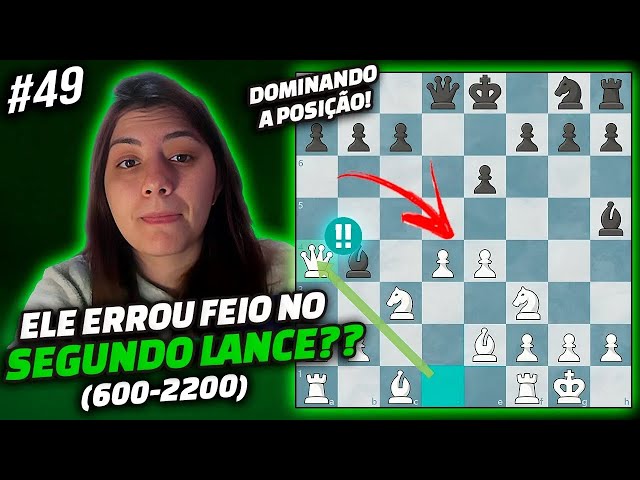 Partida 49 - Abertura do peão do Rei (10 minutos) 