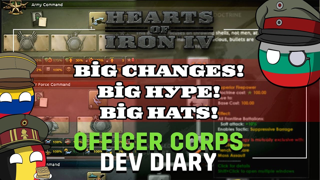 HOI4 Dev Diary - Officer Corps