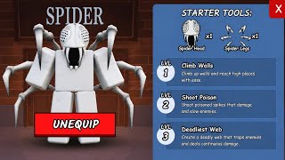 Unlocking the Spider Class in 99 Nights in the Forest