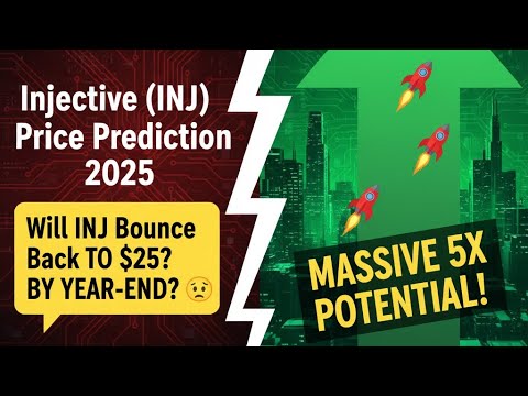 Injective (INJ) Price Prediction 2025 — Will INJ Bounce Back to $25 by Year-End?