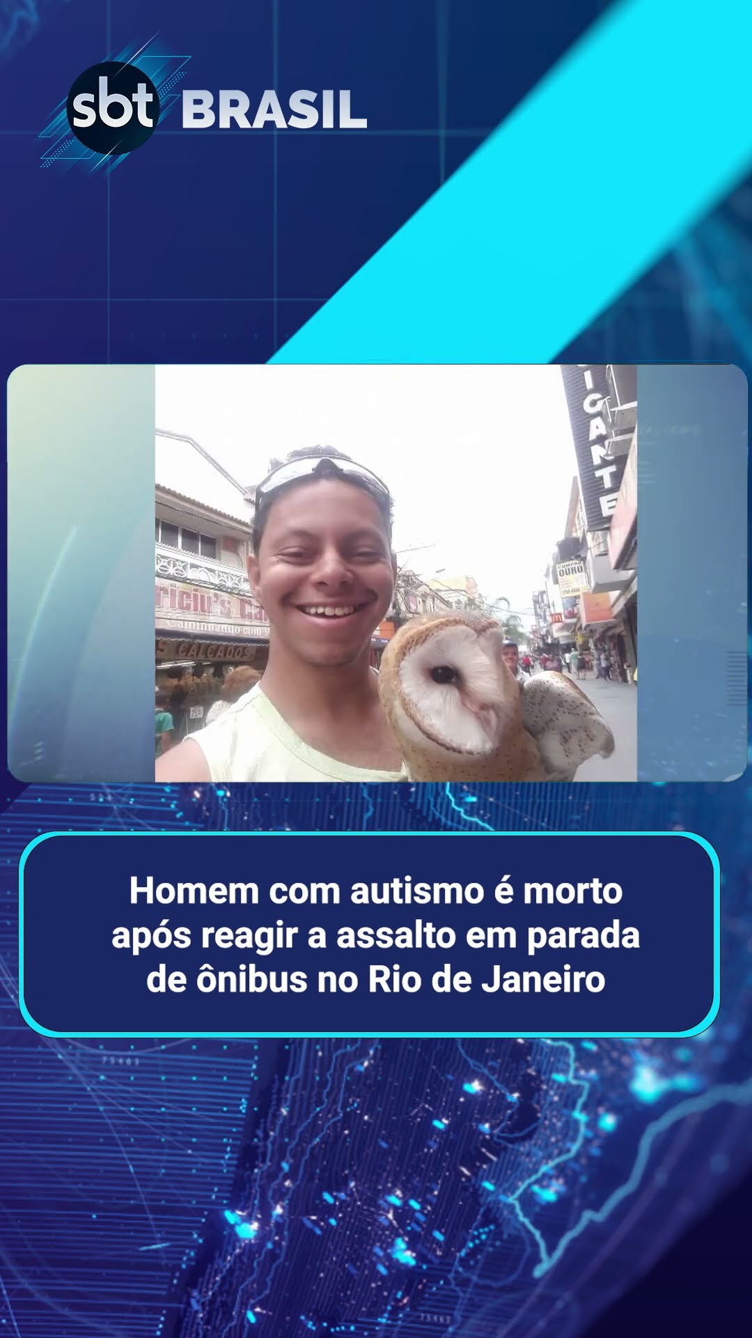 Autista morre após reagir a assalto em parada de ônibus no Rio de Janeiro | SBT Brasil (10/01/25)