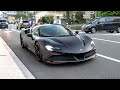 GMK&#39;s Ferrari SF90 Stradale - Acceleration Sounds &amp; Driving in Monaco!