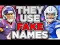 12 NFL Players Who Are Using FAKE NAMES