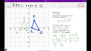 60. CSEC MATHEMATICS: Matrices 4; Transformations