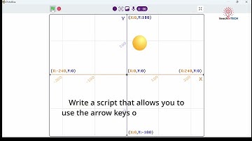 Ball Movement Using Arrow Keys in Scratch and PictoBlox
