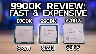 9900K Review \& Benchmarks vs 2700X and 8700K!