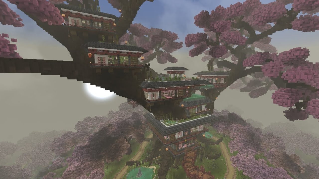 Exploring The treehouse in minecraft - YouTube