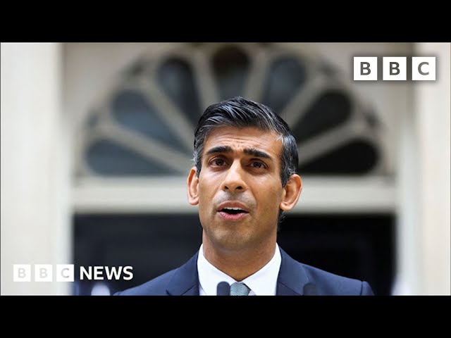 Rishi Sunak's first address as UK prime minister - @BBCNews class=