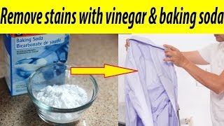 Natural ways to remove stains from clothes | baking soda and vinegar screenshot 5