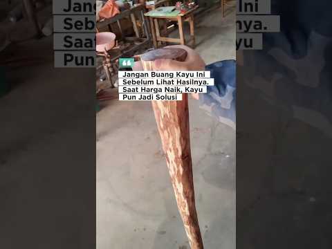 Membuat Tongkat Kaki Berbentuk Naga dari Kayu #shorts #kerajinankayu #wood