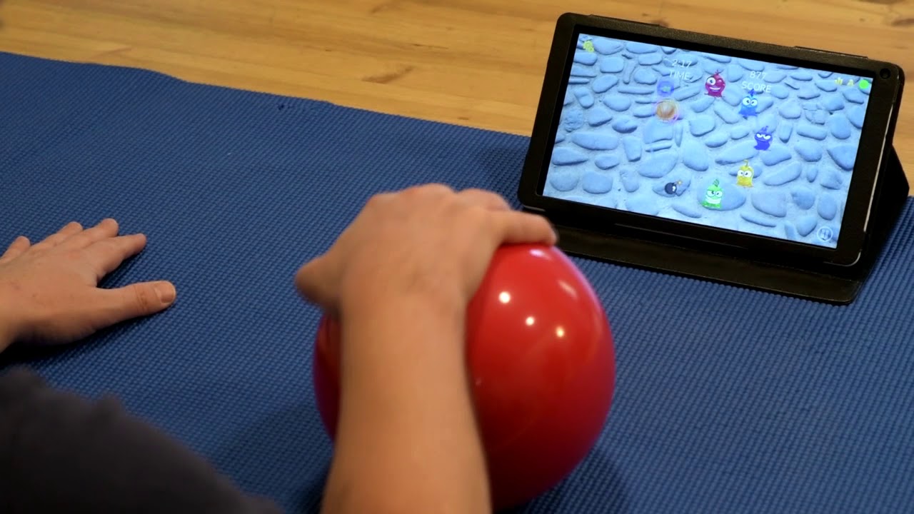 Regain hand-arm movement and strength with PLAYBALL smart therapy ball