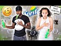 WE TRIED THE TIK TOK SPRITE CHALLENGE | THE DRAM FAMILY