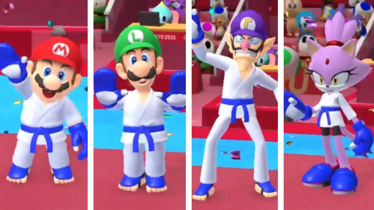 Mario & Sonic at the Olympic Games Tokyo 2020 - Karate (All Characters)