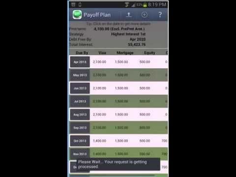 Debt Payoff Planner and Payment Scheduler Demo July 2013 Original