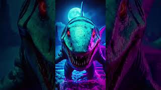 JURASSIC SHARK 🦈  🎵 #kellymonson #kellymonson2804 #electronica #edm #techno #monster #shark #raver