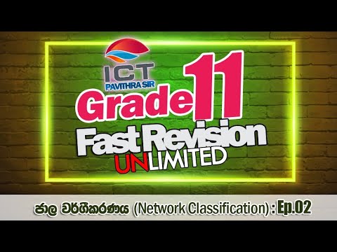 ජාල වර්ගීකරණය : PAN, LAN, MAN, CAN, WAN සහ Topology