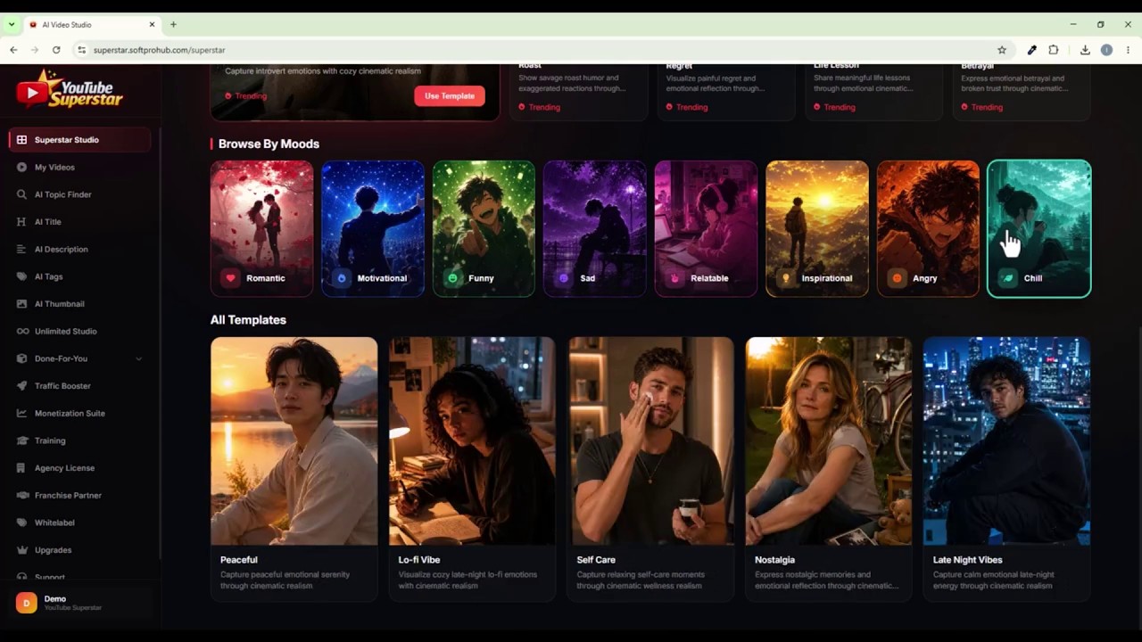 YouTube player