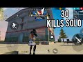 FREE FIRE BATTLE ROYALE 30 KILLS SOLO 😎|#freefire #gaming #video #viral