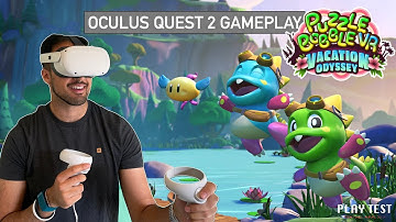 Relax on the Beach in VR with Puzzle Bobble Vacation Odyssey for Oculus Quest 2