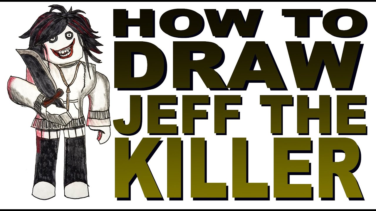 Como DESENHAR o JEFF do DOORS ROBLOX - Como DIBUJAR a JEFF de DOORS ROBLOX  